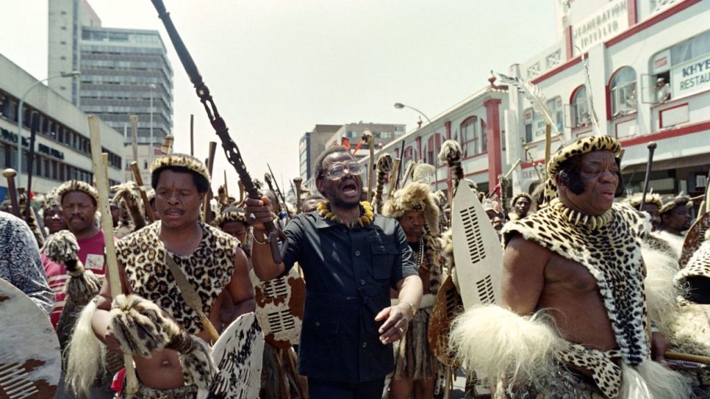 Veteran South African apartheid-era politician and Zulu prince Mangosuthu Buthelezi dies aged 95