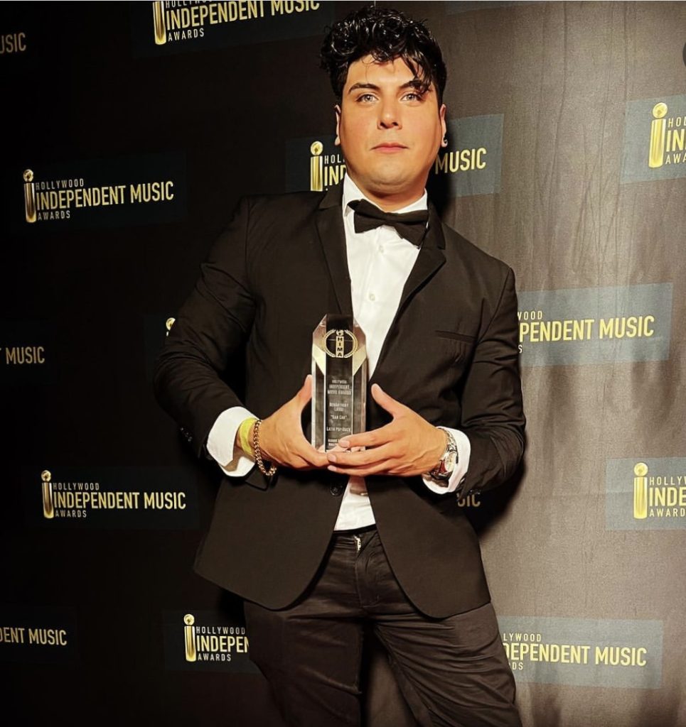 Latin Sensation BenAnthony Lavoz Wins A Hollywood Independent Music Award