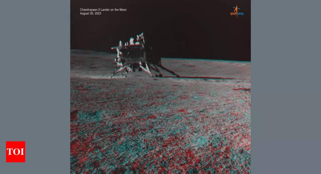 Chandrayaan 3: ISRO releases 3D pictures of the Moon's surface and we are wonderstruck! – Times of India