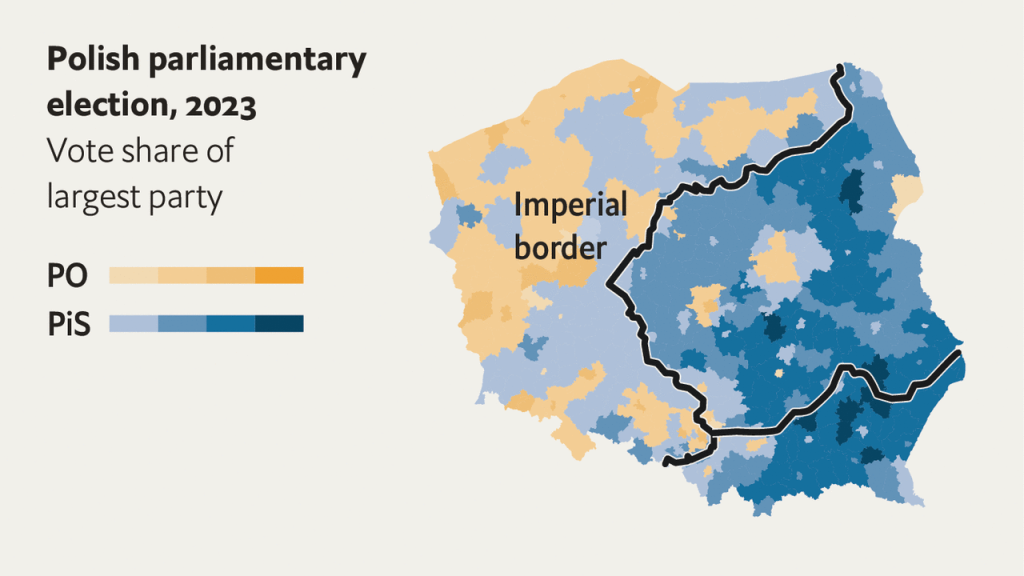 Imperial borders still shape politics in Poland