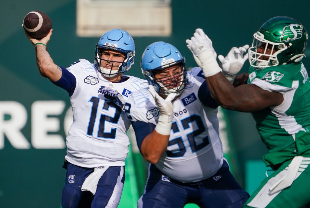Argos eliminate Roughriders from playoff contention, set franchise wins record