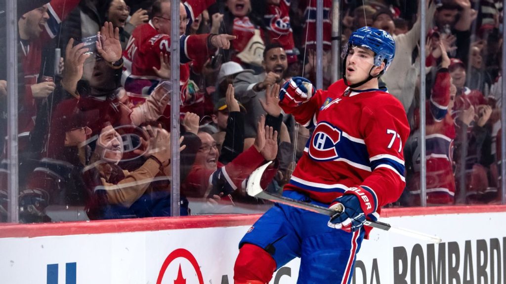 Canadiens’ Kirby Dach done for season with torn ACL, MCL
