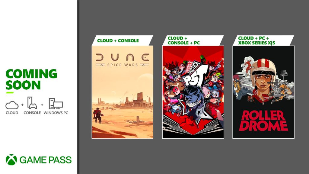 Persona 5 Tactica and Rollerdrome Are Coming to Game Pass in November