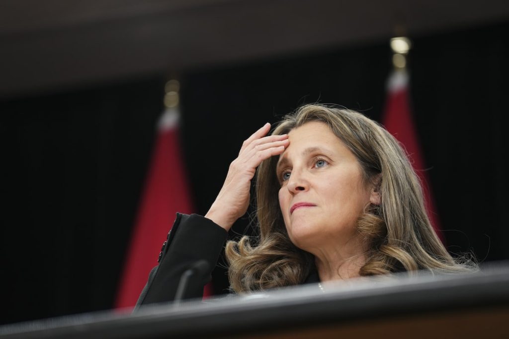 Freeland to get estimate of what Alberta would be owed if it proceeds to withdraw from the CPP