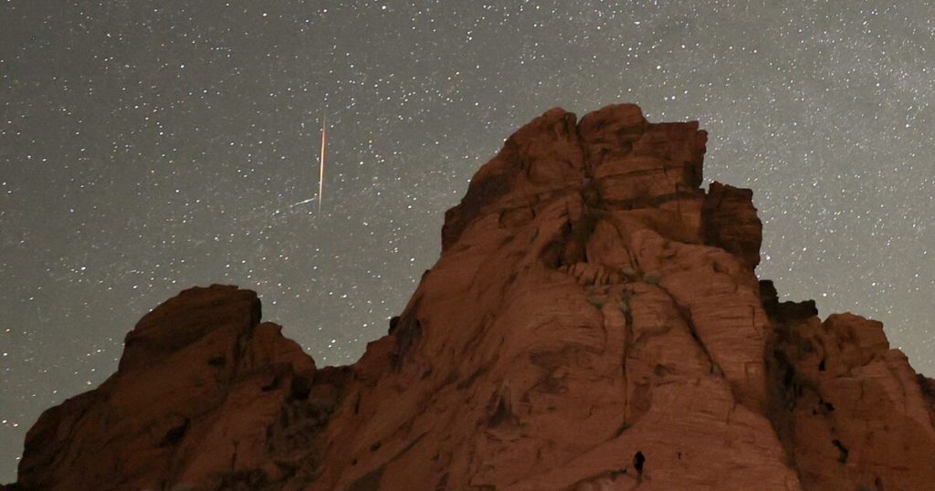 A meteor shower could send fireballs streaking through the night sky this week