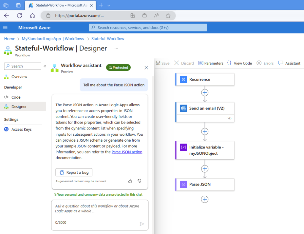 Microsoft Brings AI to Logic Apps (Standard) with Workflow Assistant in Public Preview