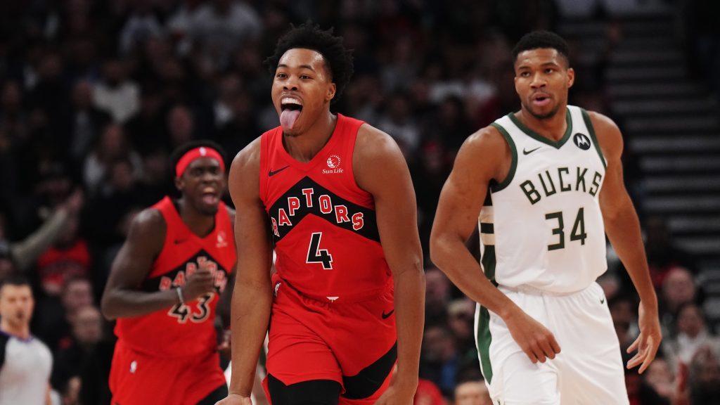 Raptors snap three-game skid with dominant win over Bucks