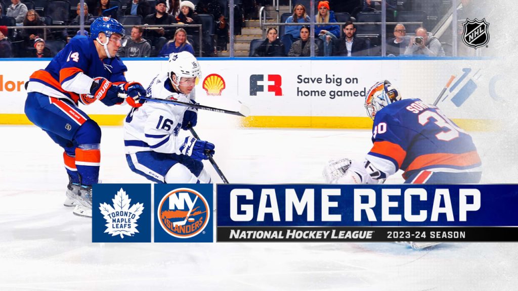 Islanders recover for OT win against Tavares, Maple Leafs