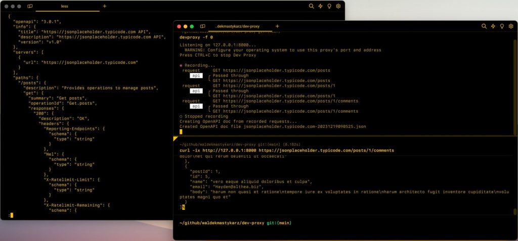 Microsoft Dev Proxy v0.14: OpenAPI Spec Generation, CRUD API Simulation and Many More – InfoQ.com