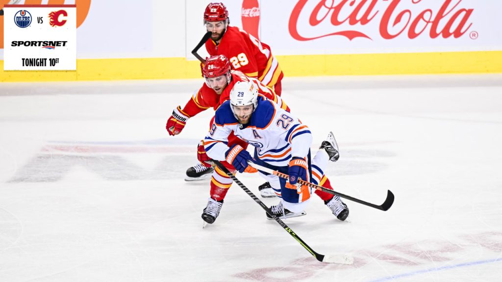 Oilers bring 12-game winning streak into Battle of Alberta against Flames
