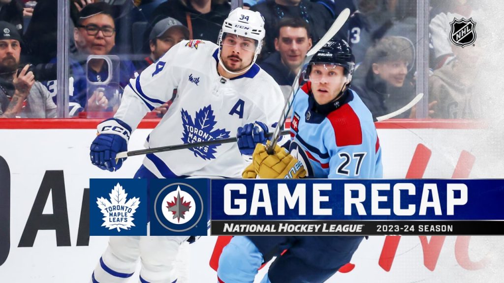 Matthews scores 40th goal, Maple Leafs top Jets for 3rd straight win – NHL.com