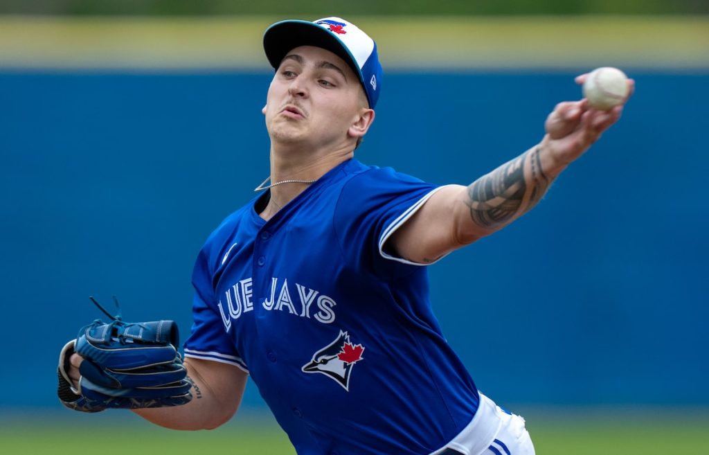 Top prospect Ricky Tiedemann draws raves at Toronto Blue Jays training camp
