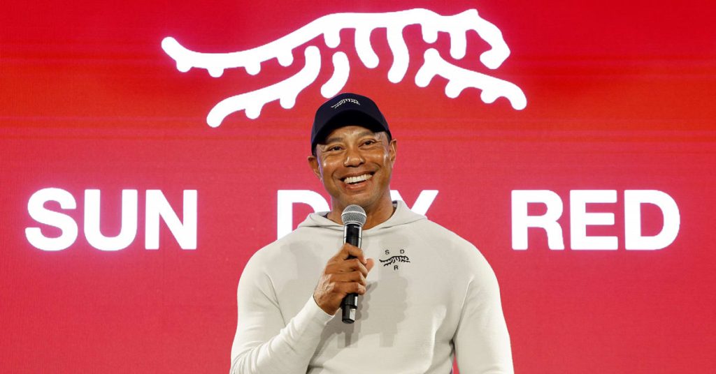 Tiger Woods announces new Sun Day Red clothing line