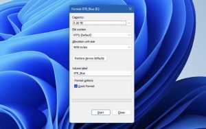 “Temporary” disk formatting UI from 1994 still lives on in Windows 11
