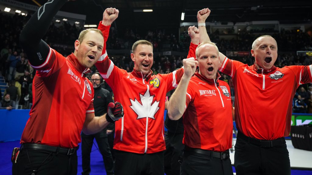 Gushue tops Saskatchewan’s McEwen for 3rd straight Brier title, record-tying 6th overall