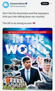 Tories delete social media post plugging Britain with a US jet, a Canadian car and a defeated football team – The Guardian Tories delete social media post plugging Britain with a US jet, a Canadian car and a defeated football team – The Guardian