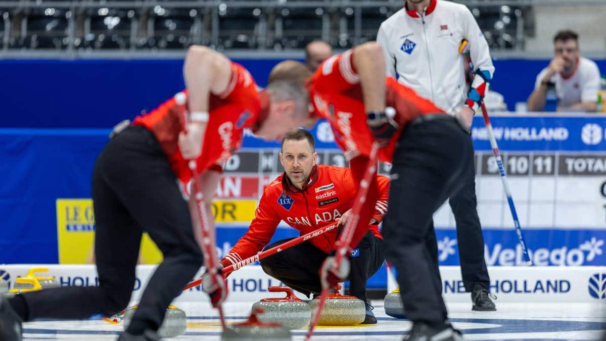 Gushue locks up playoff berth at men's curling worlds, spot at Olympic