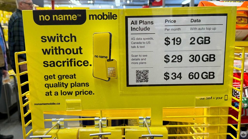 No Frills starts selling data plans as No Name Mobile – MobileSyrup
