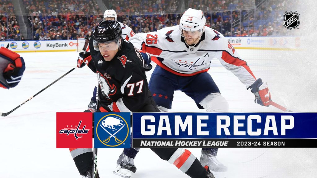 Sabres score 3 quick goals in 3rd, pull away from Capitals – NHL.com