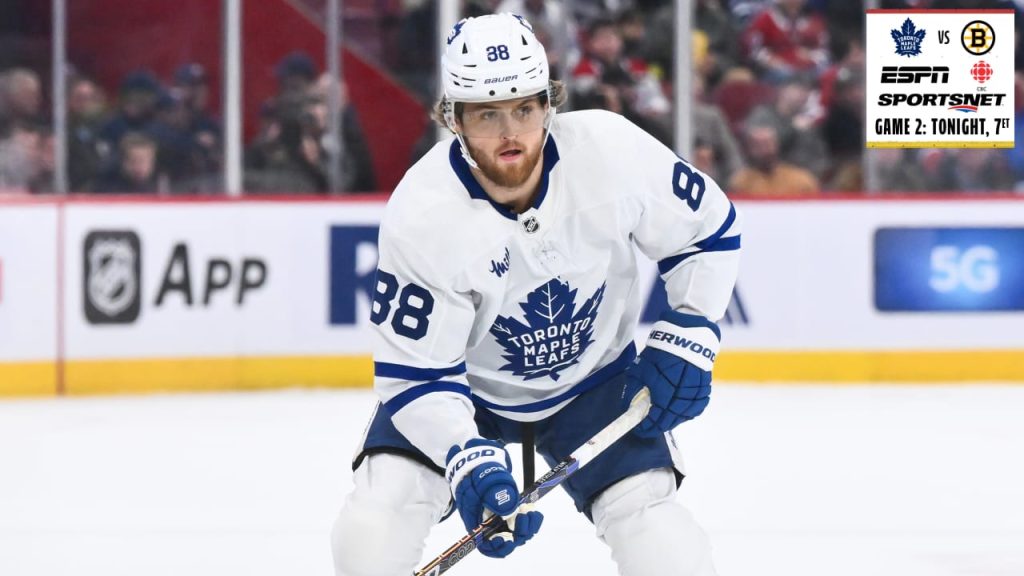 Nylander could be out again for Maple Leafs in Game 2 of Eastern 1st Round – NHL.com