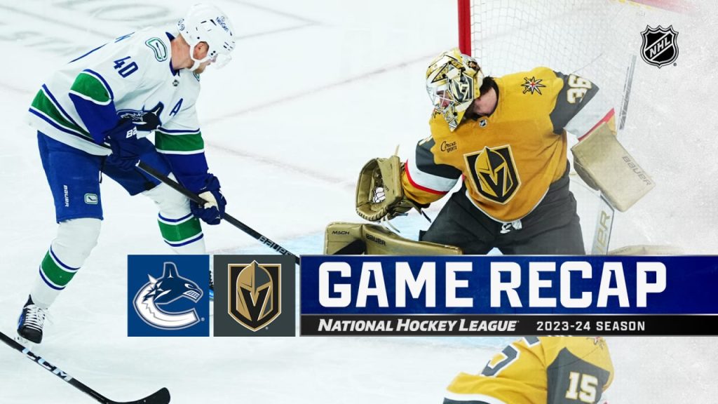 Golden Knights score 4 in 1st, defeat Canucks to extend point streak to 7 – NHL.com