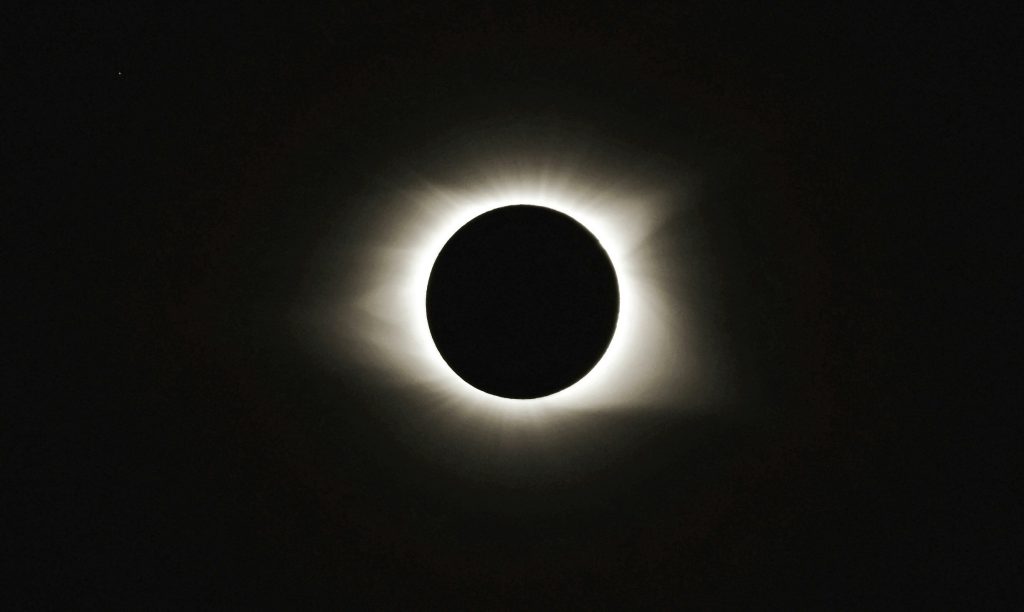 Video: Total solar eclipse seen from space – Phys.org