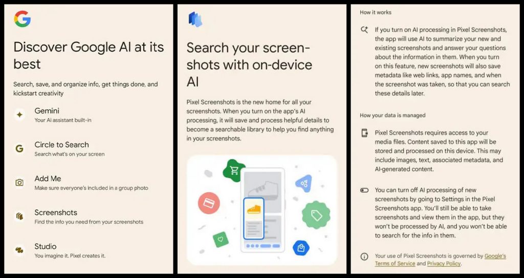 Pixel 9 phones could ship with a Microsoft Recall-like feature called "Google AI"