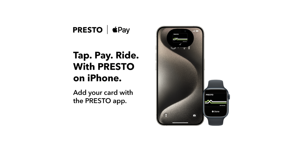 Apple Wallet now supports Canada’s Presto card, with Express Transit
