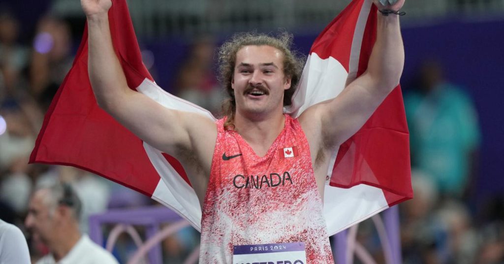 Canada’s Ethan Katzberg wins Olympic gold in hammer throw with dominating performance
