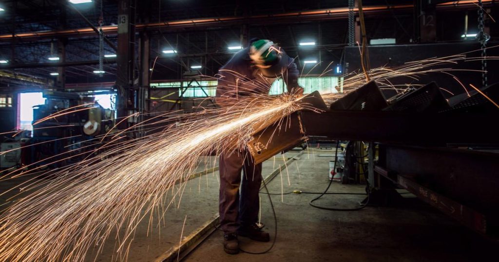 Statistics Canada says manufacturing sales down 2.1% in June at .6B