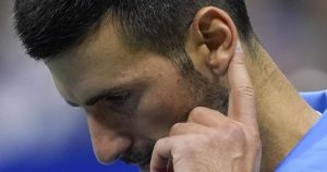 Defending champion Novak Djokovic is shocked at the US Open one night after Carlos Alcaraz’s loss