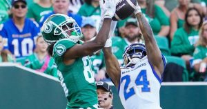Bombers hang on for thrilling 35-33 road win over Roughriders