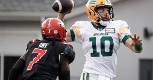 Elks’ Bethel-Thompson, Redblacks’ Webb capture CFL Honour Roll honours Elks’ Bethel-Thompson, Redblacks’ Webb capture CFL Honour Roll honours
