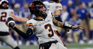 Canadian Nathan Rourke to make fourth straight start for B.C. Lions