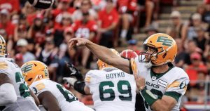 Stamps switch it up at QB with eyes on avenging loss to Bethel-Thompson, Elks