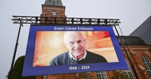 David Beckham among soccer dignitaries attending ex-England coach Sven-Goran Eriksson’s funeral David Beckham among soccer dignitaries attending ex-England coach Sven-Goran Eriksson’s funeral