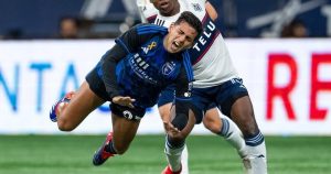 Armstrong scores, surging Vancouver Whitecaps beat slumping San Jose Earthquakes 2-0
