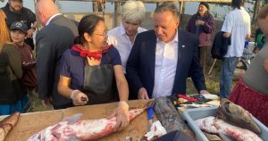 Turning the tide: Quebec premier visits Cree Nation displaced by hydro project in 70s