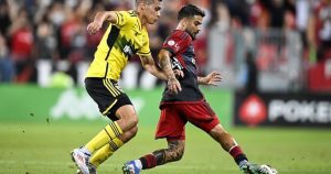 Second-half goals lift defending MLS champion Columbus past Toronto FC
