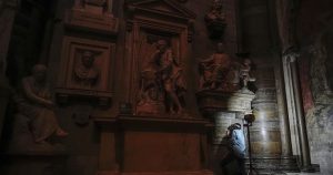 A misspelled memorial to the Brontë sisters gets its dots back at last