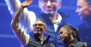 Austrian far-right party hopes for its first national election win in a close race Austrian far-right party hopes for its first national election win in a close race