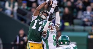 Roughriders edge Elks 28-24, clinch playoff berth