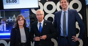 B.C. party leaders start debate on the defensive in close election campaign B.C. party leaders start debate on the defensive in close election campaign