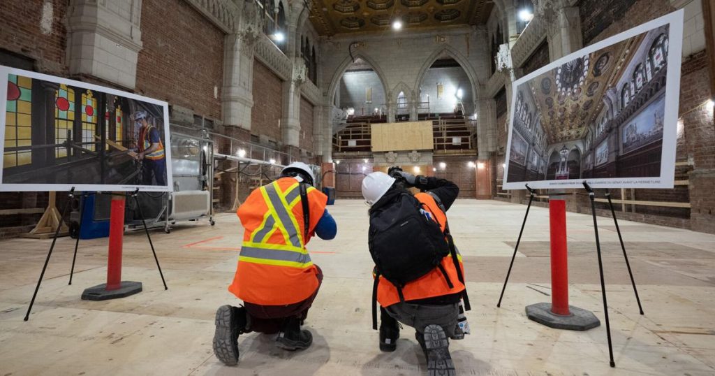 Parliament renovations continue