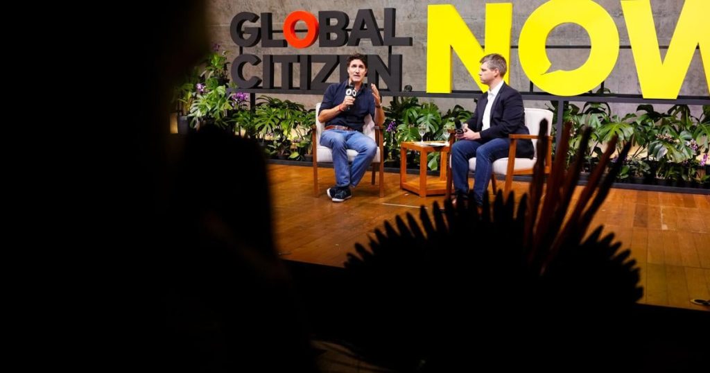Trudeau touts carbon levy to global audience |
