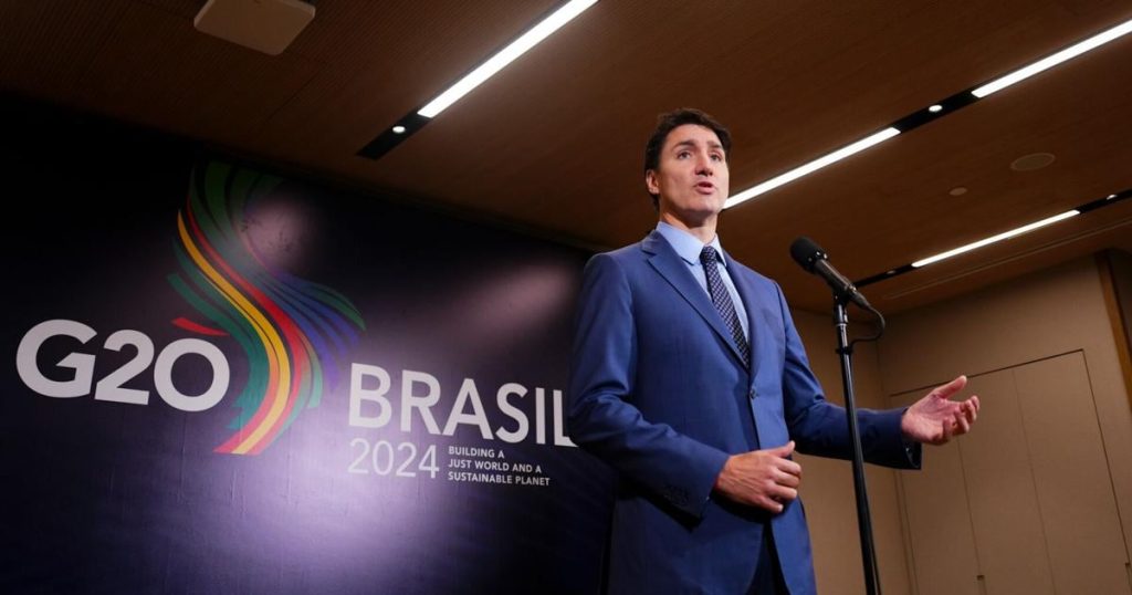 G20 statement on Ukraine weak: Trudeau |