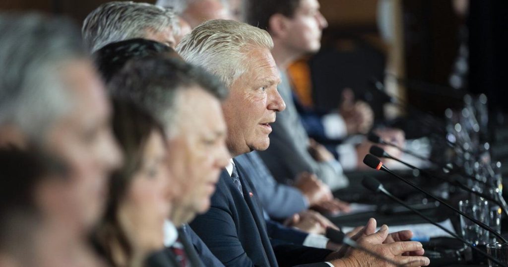 All premiers aligned on push for Canada to have bilateral trade deal with U.S.: Ford