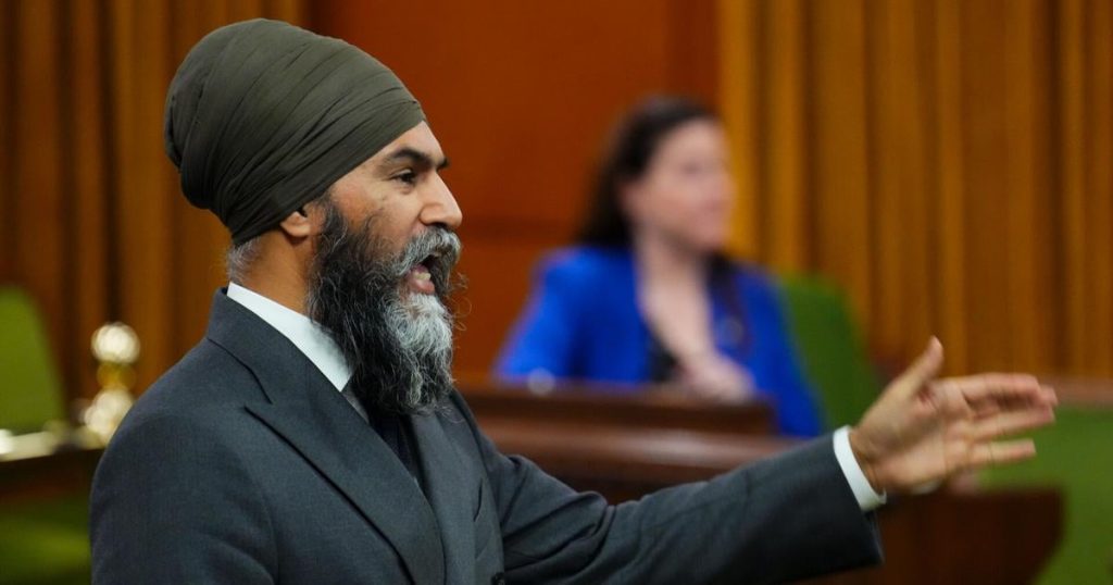 Singh says NDP will help Liberals pass GST holiday but not the 0 rebate |