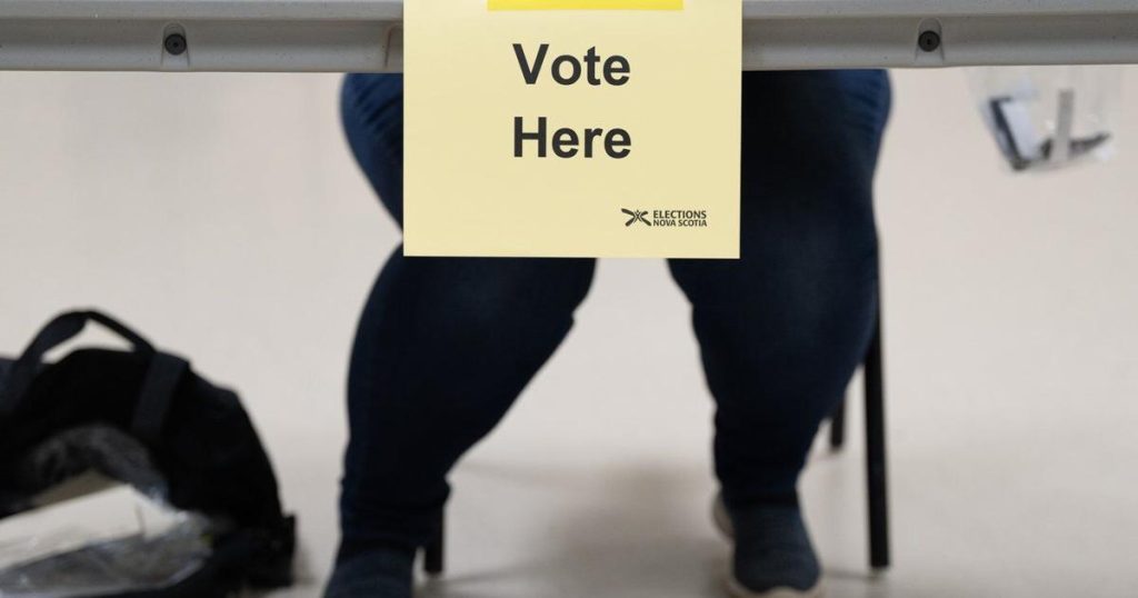Less than half of eligible voters cast ballots in Nova Scotia’s provincial election