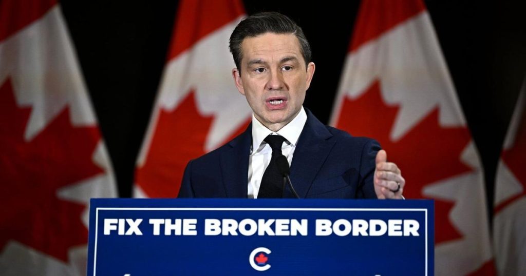 Poilievre calls for asylum seeker cap, border plan as U.S. tariff threat looms